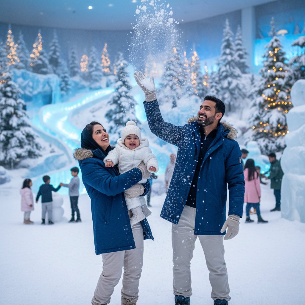 snow Abu Dhabi indoor snow park rides at Reem Mall | Homestead Real Estates

