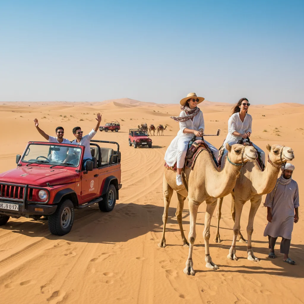 Desert Safari in Abu Dhabi: Where Silence, Sand & Soul Shake Hands 🌅🐪 91 Desert Safari in Abu Dhabi | Homestead Real Estates