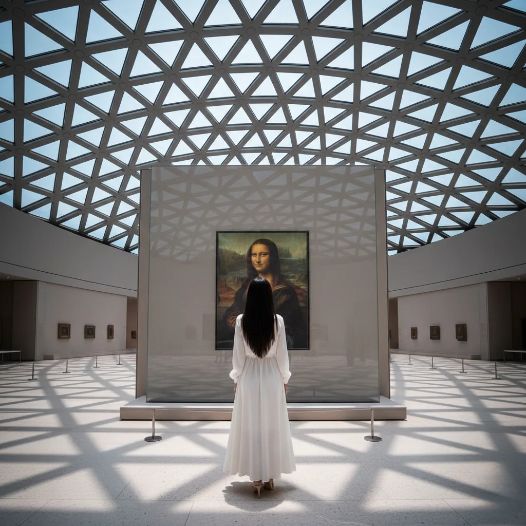 Sunlight filtering through the "Rain of Light" dome at Louvre Abu Dhabi on Saadiyat Island | Homestead Real Estates